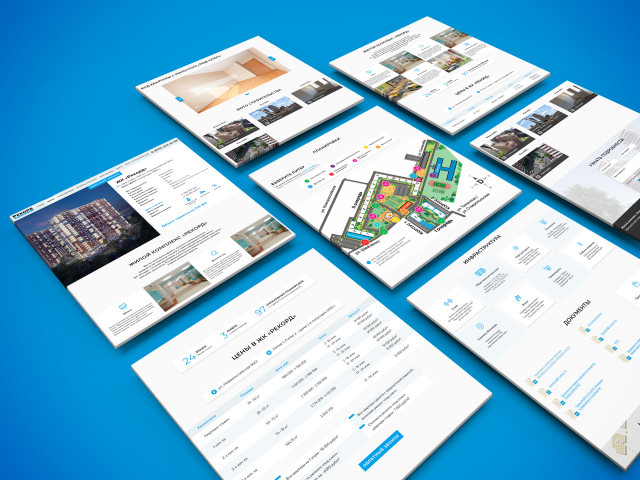 Лендинг ЖК "Рекорд"