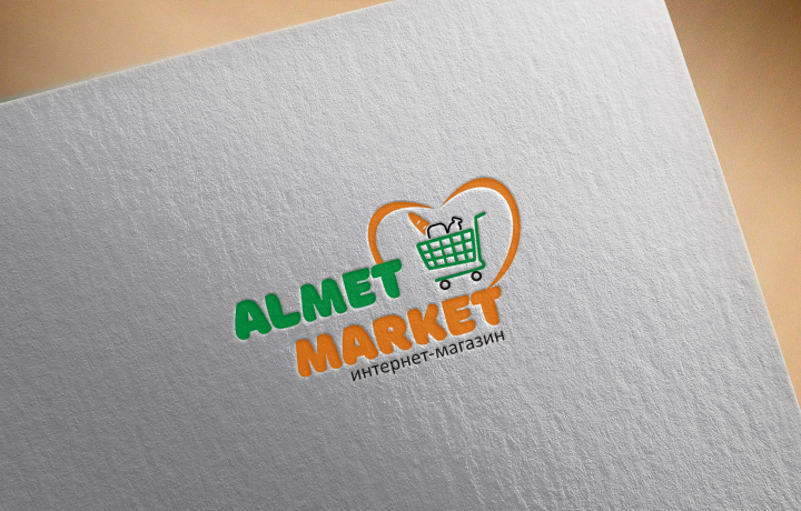 Логотип для интернет магазина продуктов