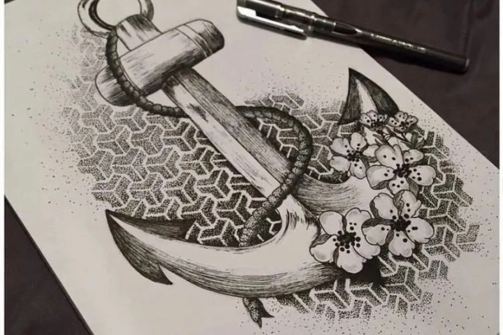 Эскиз Якорь