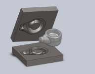 3D модель ручья для расчета заполняемости штампа и выр. на ЧПУ