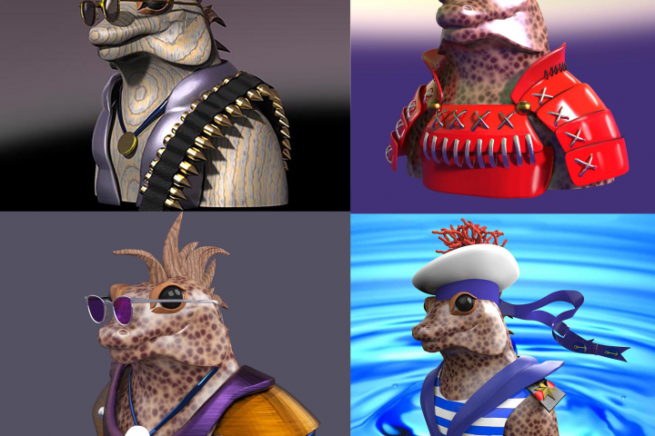 дизайн персонажей  - динозавры