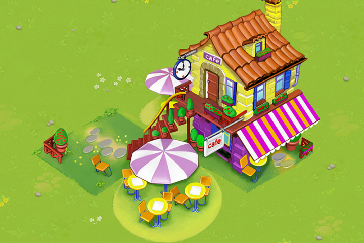 домик- кафе на море