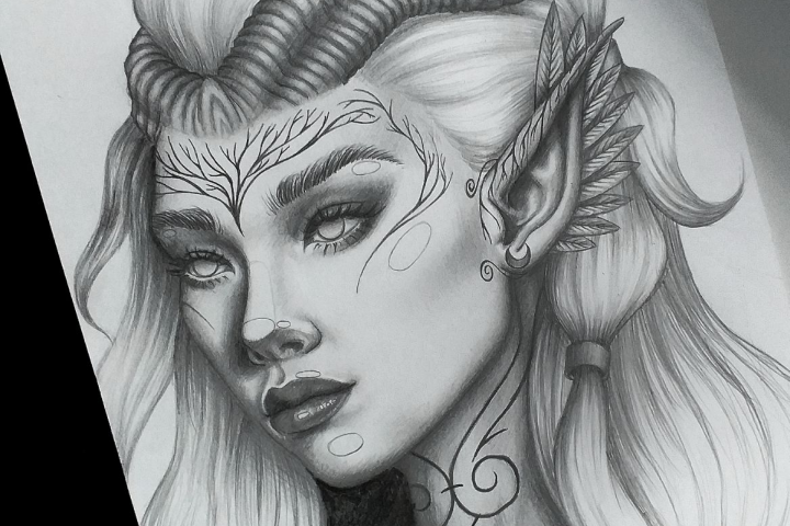 Портрет, концепт-арт