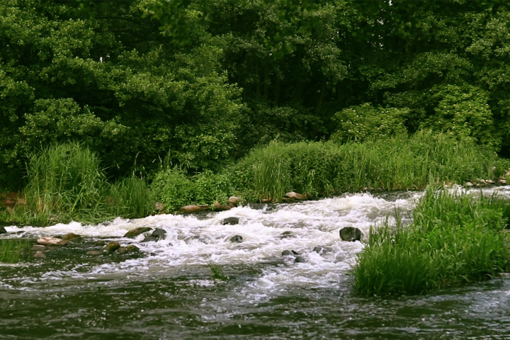 Водопады на реке Зельвянка
