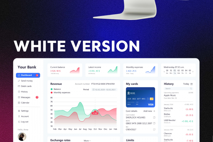 Разработка UI дэшбордов