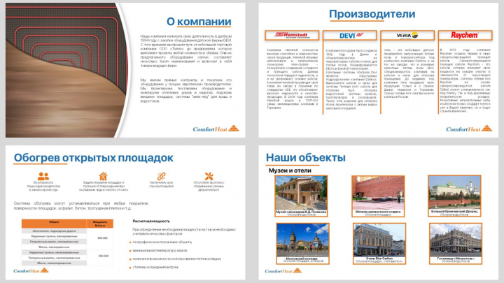 Презентация для ComfortHeat