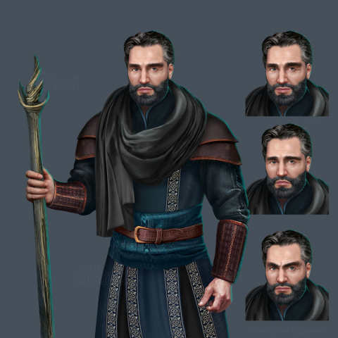 Персонаж в технике фотобаша