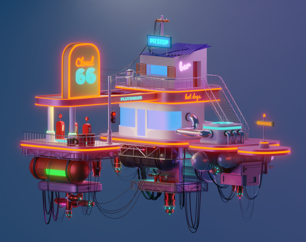 Gas station