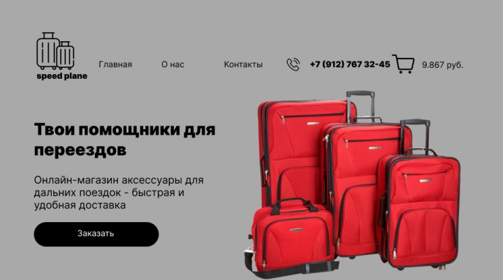 Вымышленный сайт авиа-перевозок