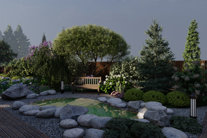 Проект благоустройства частной территории