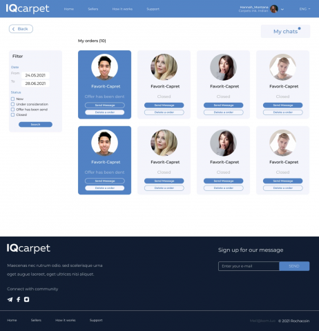 IQcarpet. Маркетплейс ковров