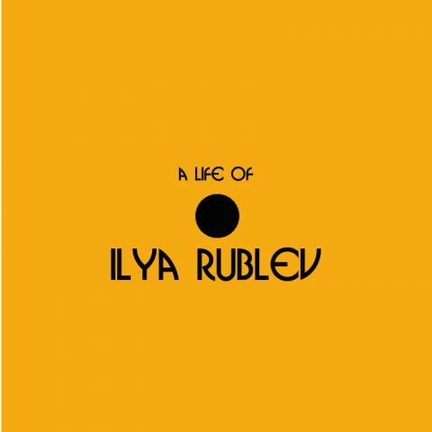 Дизайн для авторской пластинки "A life of Ilya Rublev"