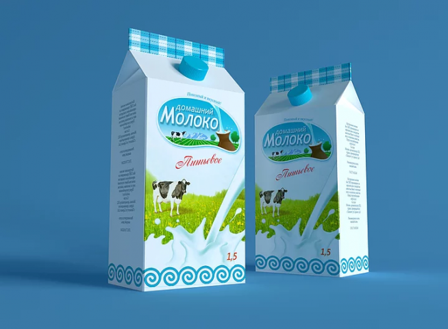 упаковка молока