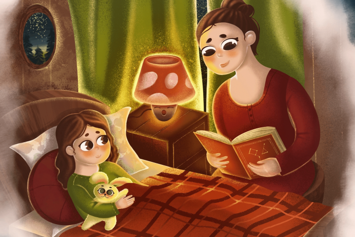 Иллюстрация для книги про созвездия