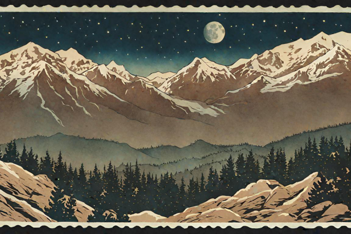 Иллюстрация пейзажа