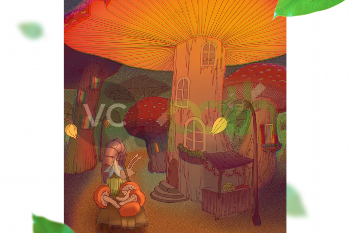 Фантастическая иллюстрация мира