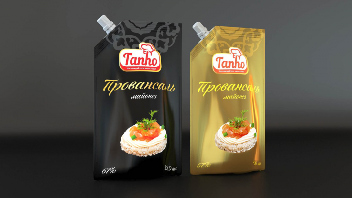 дизайн упаковки для майонеза