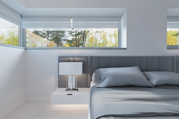 спальня в стиле минимализм