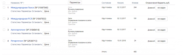 ЯД поиск+РСЯ для международных переездов