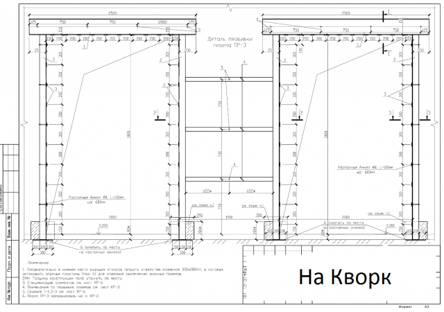 Пробивка проемов в несущих стенах