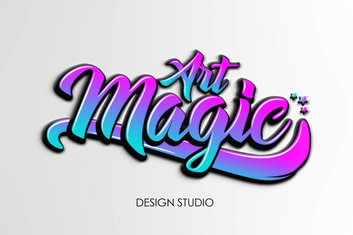 Анимация логотипа "MAGIC ART"