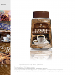 дизайн этикетки кофе Luxor Эталон