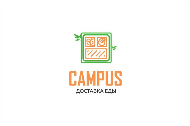 Логотип для доставки еды  "CAMPUS"