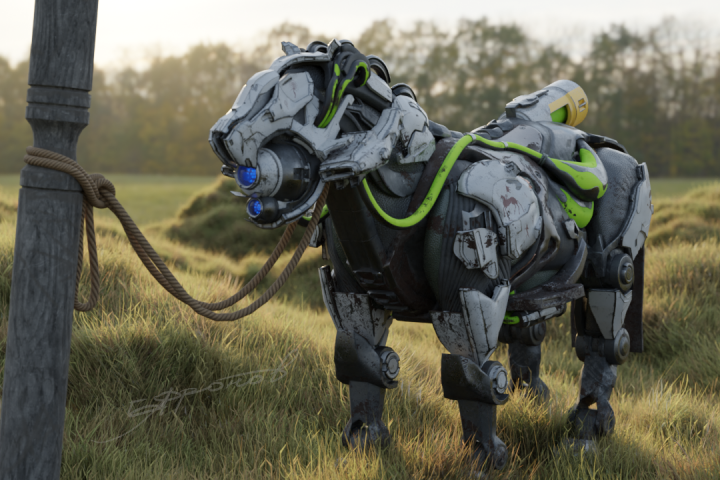 Бегун (Strider) из Horizon(fan art)