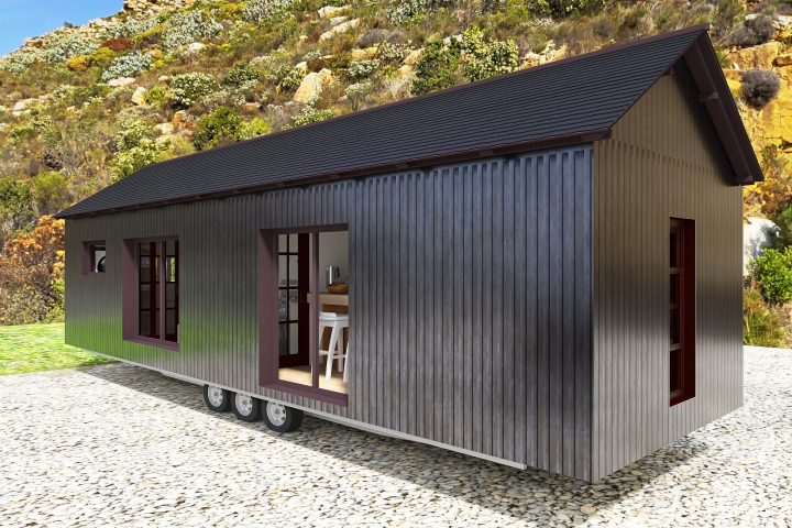 3D моделирование домика-трейлера