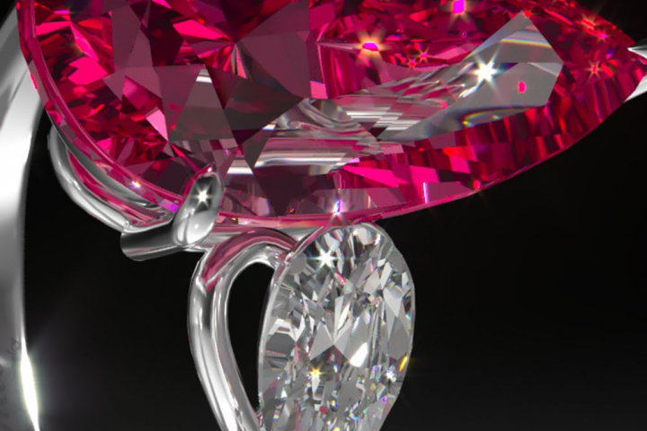 3D Diamond Rings