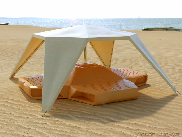 Пляжный тент
