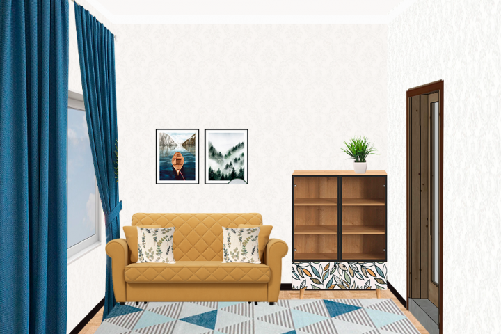 Кабинет в скандинавском стиле