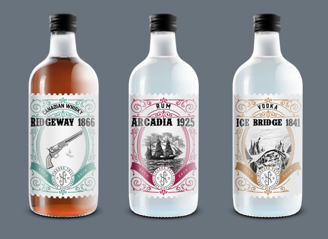 Разработка этикеток для алкоголя