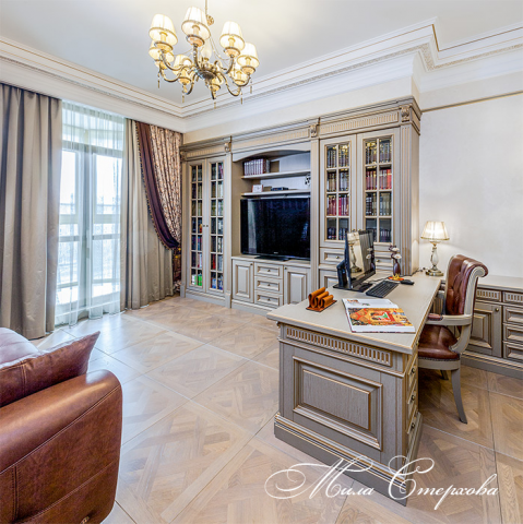 Кабинет из массива дуба