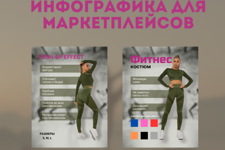 Инфографика для маркетплейсов