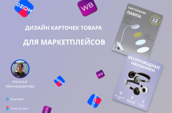 Дизайн карточек для маркетплейсов