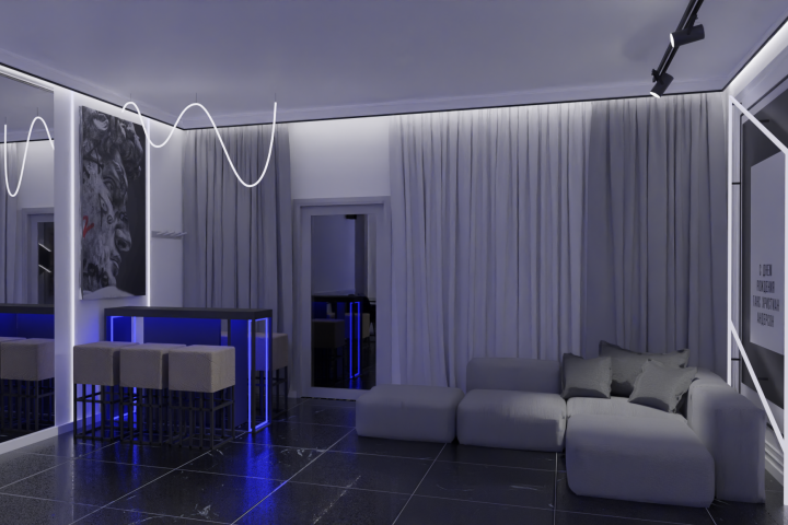 Дизайн переговорной комнаты.