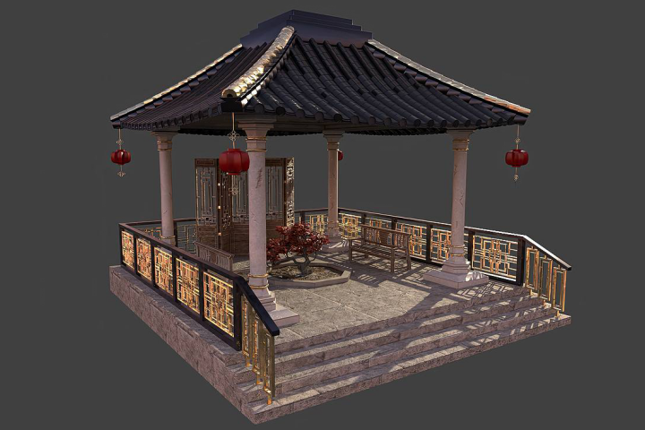 Китайский чайный дворик