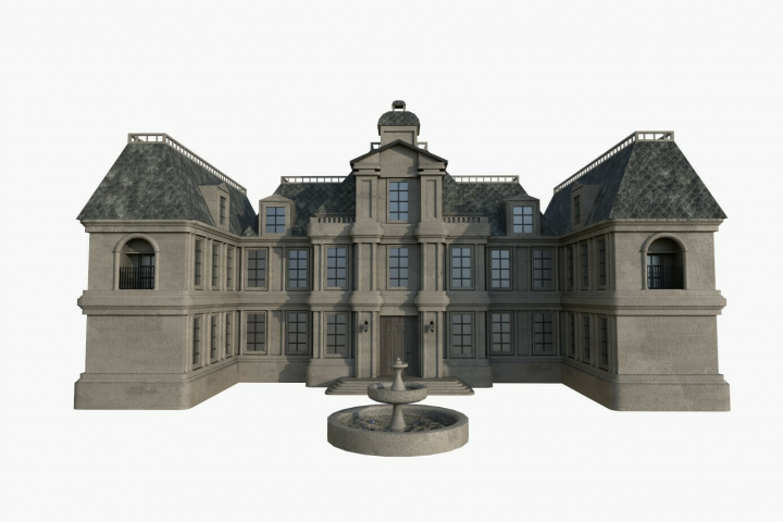 3D Модель замка