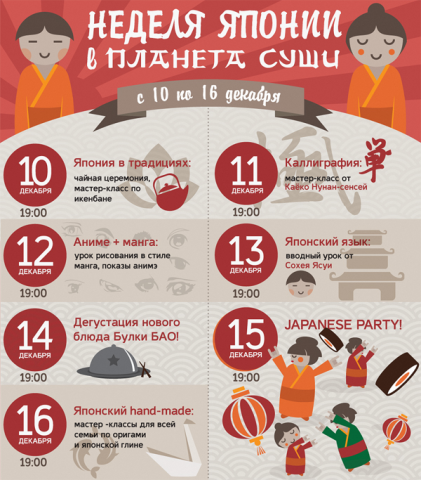 Неделя Японии | Планета Суши