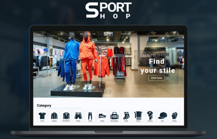 UI/UX Дизайн Sport shop