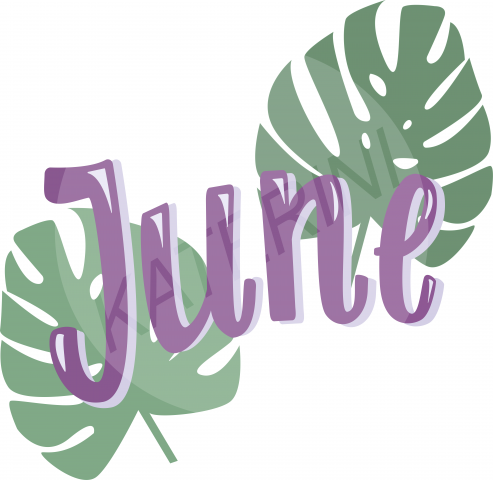 Векторная иллюстрация June