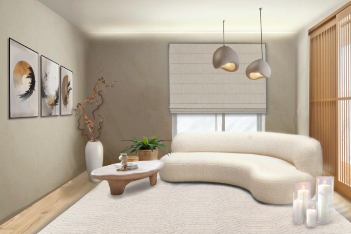 3Д гостинной комнаты