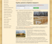 SEO-текст для посадочной Срубы домов из бревна