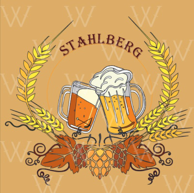 логотип для паб-бара "STAHLBERG"