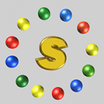 Анимированный, объемный логотип S