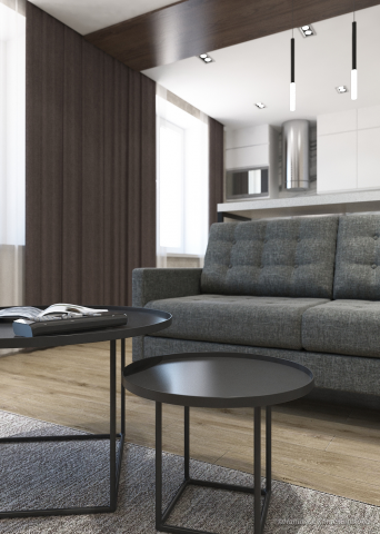 Дизайн интерьера квартиры 36,6 квм