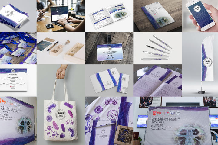 Айдентика международной конференции ICOBM