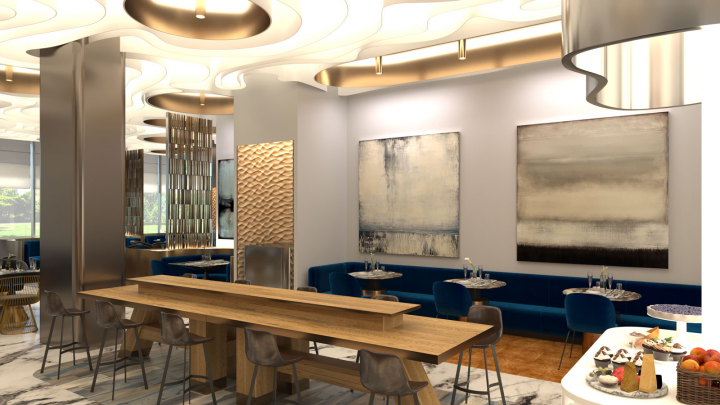 Ресторан, отель Radisson Blue