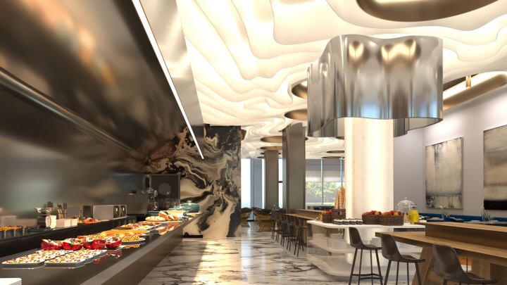Ресторан, отель Radisson Blue